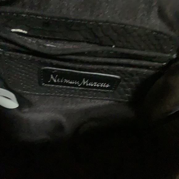 Neiman Marcus Orange Crossbody Shoulder Bag Medium Animal Embossed Print - Picture 6 of 8